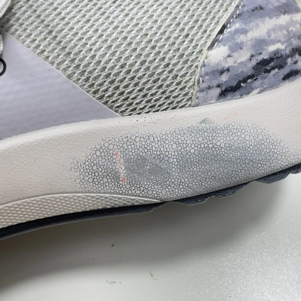 TRAQ by Alegria Q-Chip Women Size 8.5 Grey Camo Walking Shoe TRA-INT-5059 EUR 39